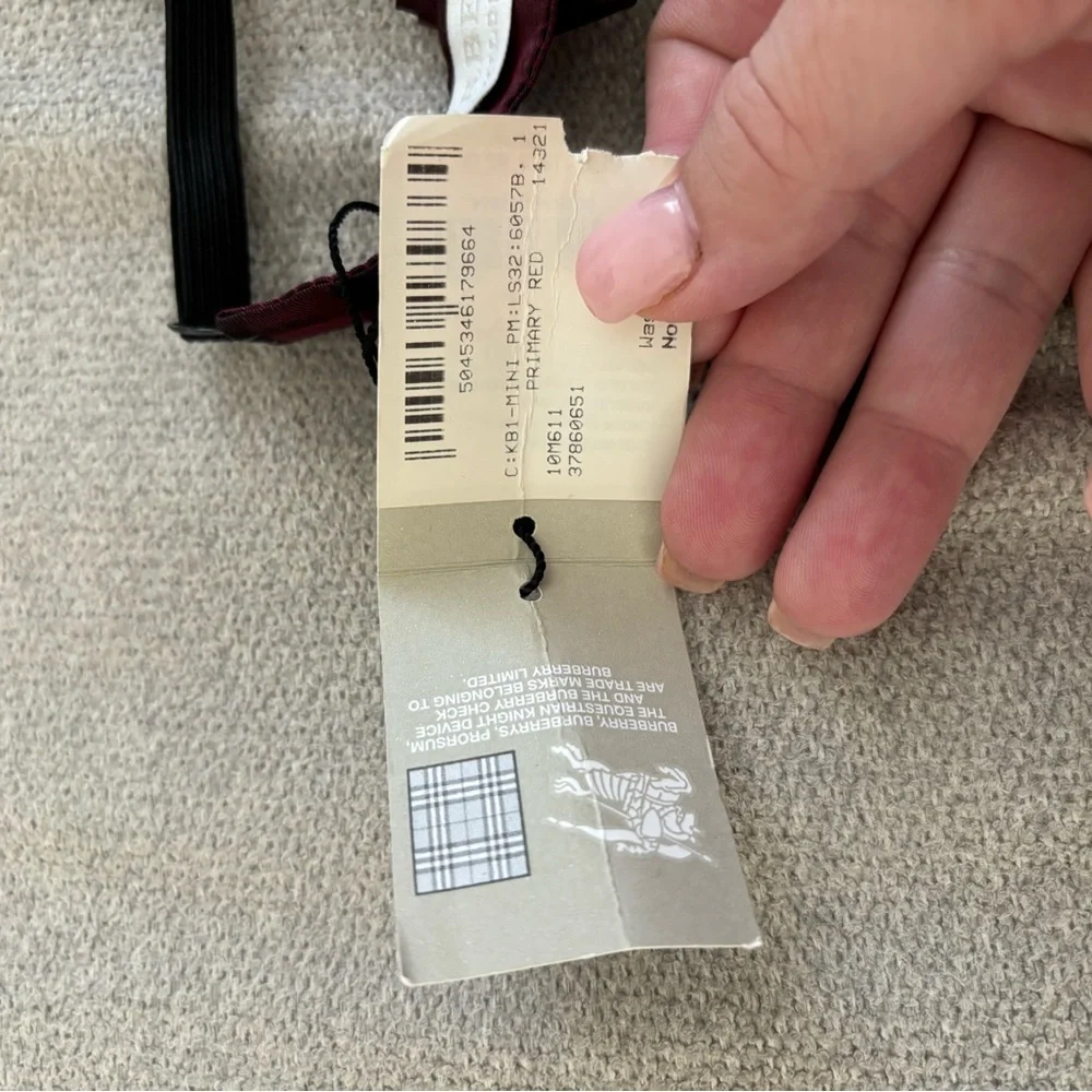 NWT Authentic Burberry Children Bow Tie